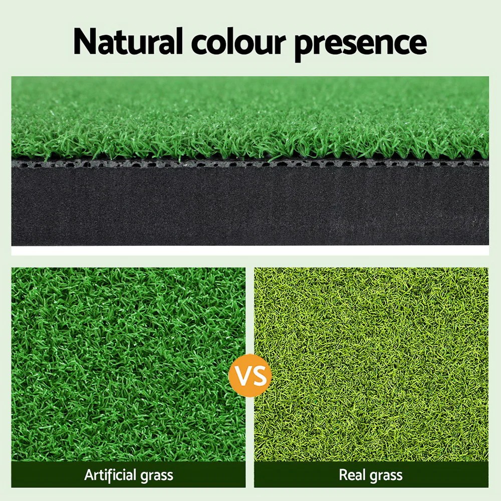 Everfit Golf Hitting Mat Portable Driving Range Practice Training Aid 150x150cm - Nurns