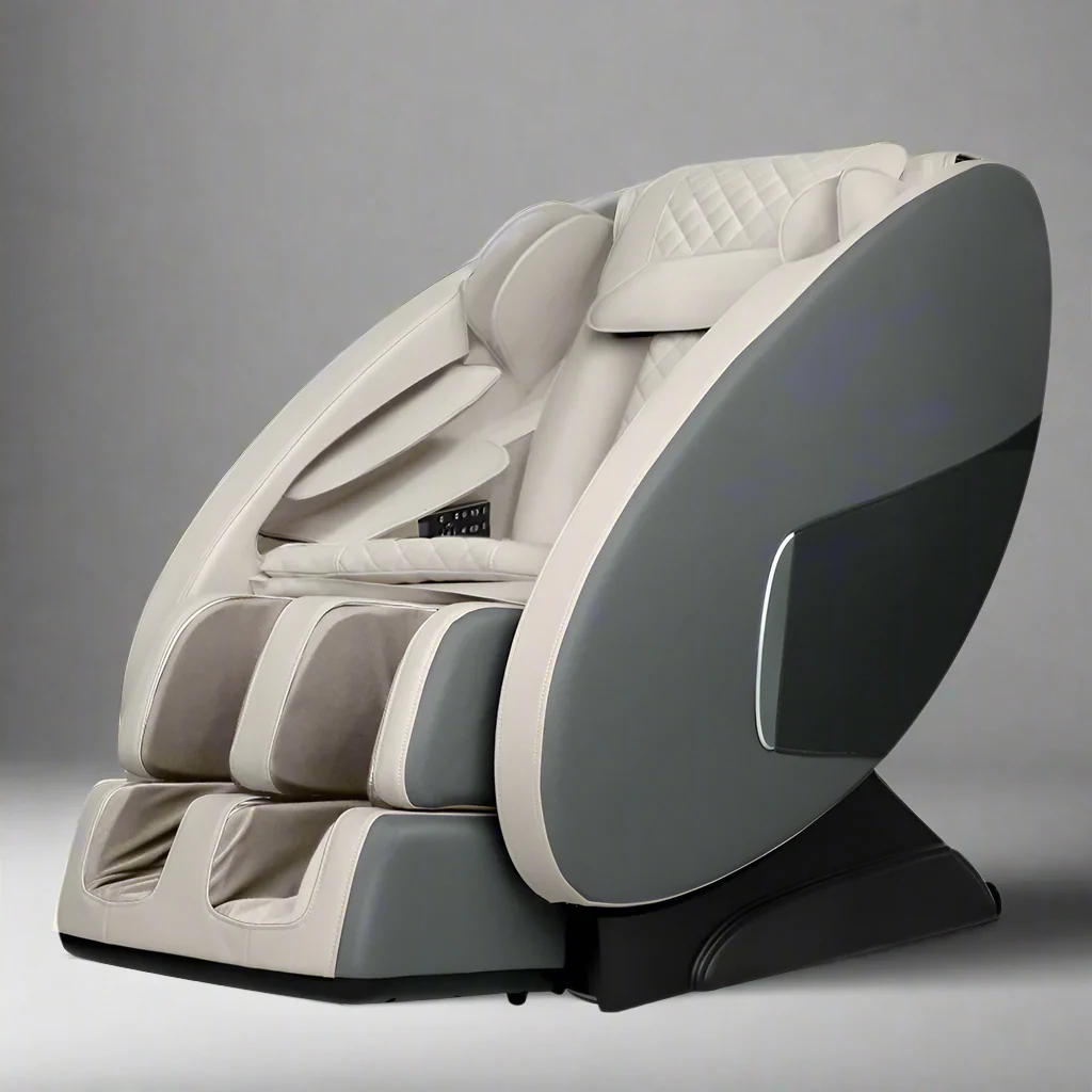 Zephyr Electric Massage Chair Zero Gravity Recliner Body Back Shiatsu Massager - Grey - Nurns