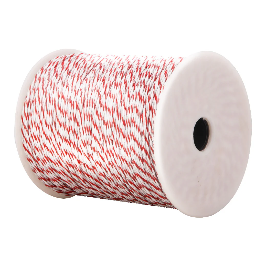 Electric Fence Wire 500M Fencing Roll Energiser Poly Stainless Steel - Nurns