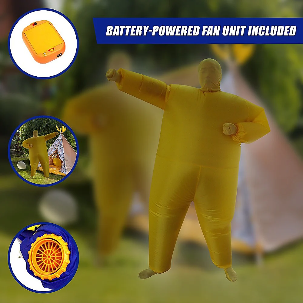 Sunshine Inflatable Costume Fancy Dress Suit Fan Operated - Nurns
