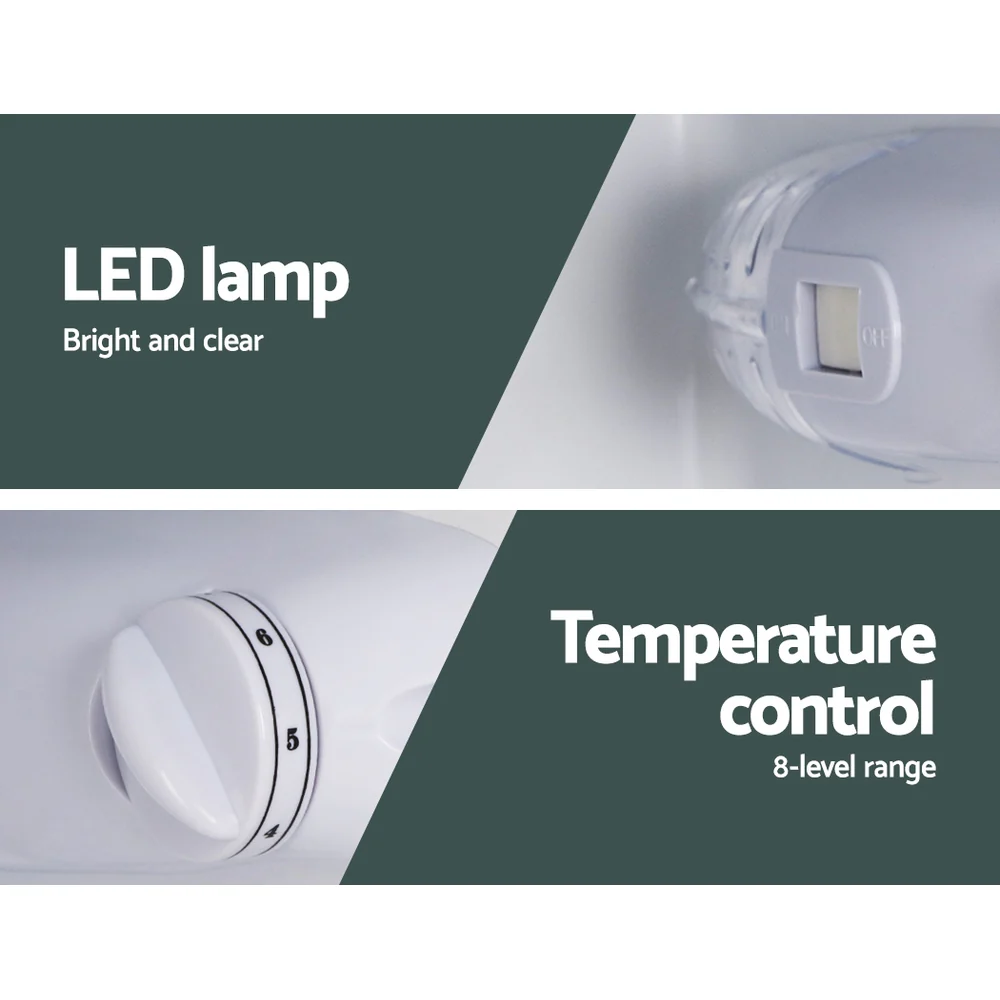 Glacio 100L Portable Fridge Freezer Bar Upright 12V/24V/240V Camping Caravan - Nurns