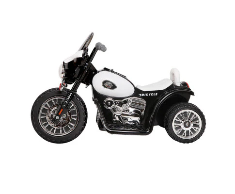 Kids Ride On Motorbike Motorcycle Toys - White - Nurns