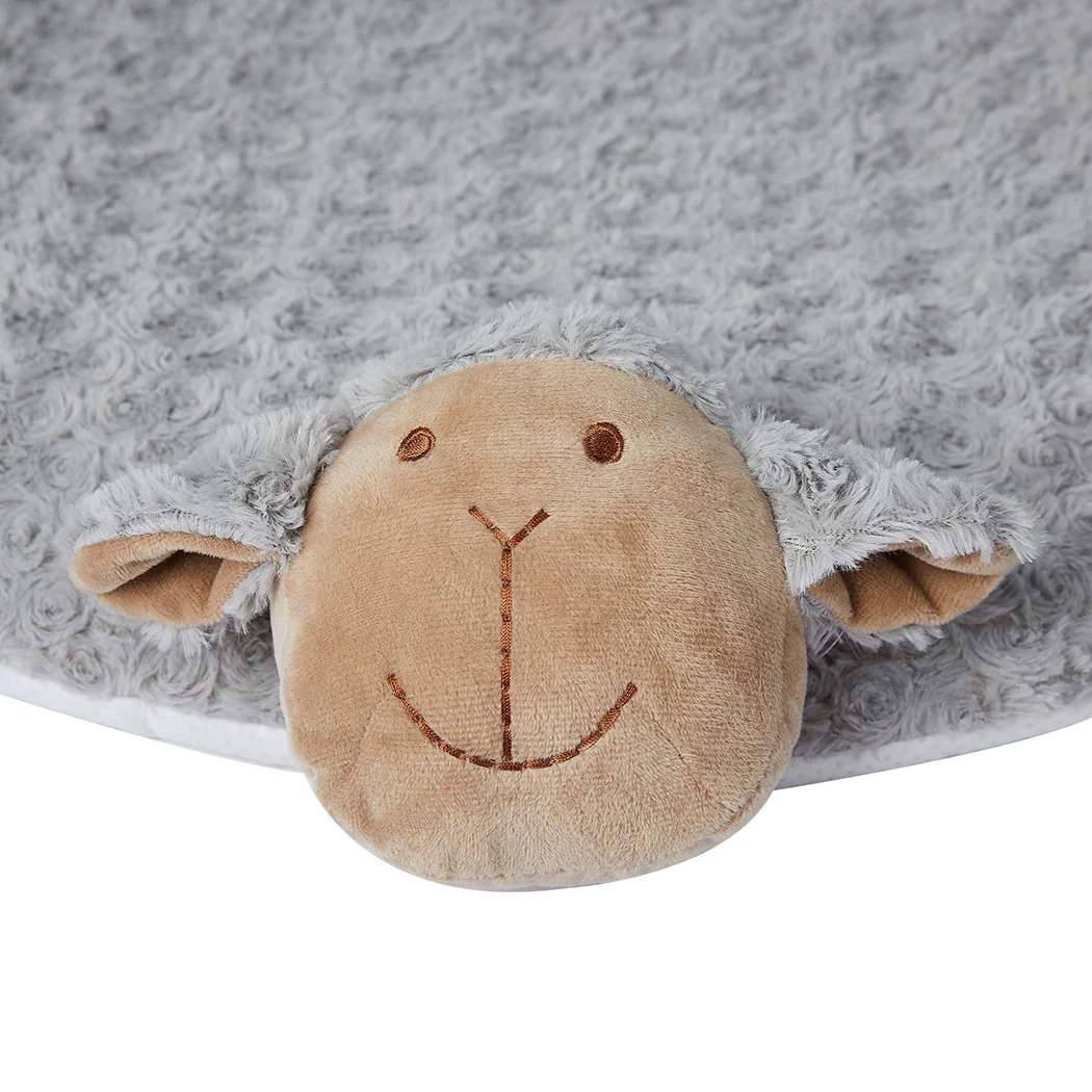 LARGE Dog Beds Pet Calming Squeaky - Grey - Nurns