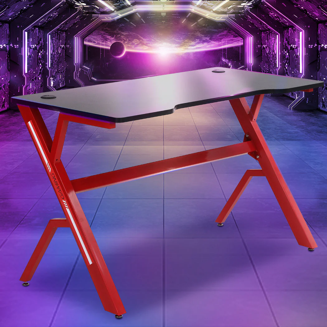 Levede Gaming Desk Table Desktop Pc - Nurns