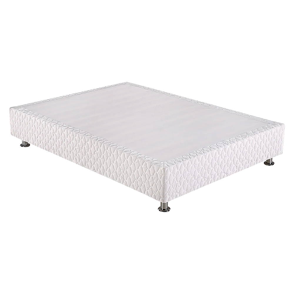 Encour Ensemble Bed Base & Mattress Package with 34cm Mattress - White Double - Nurns