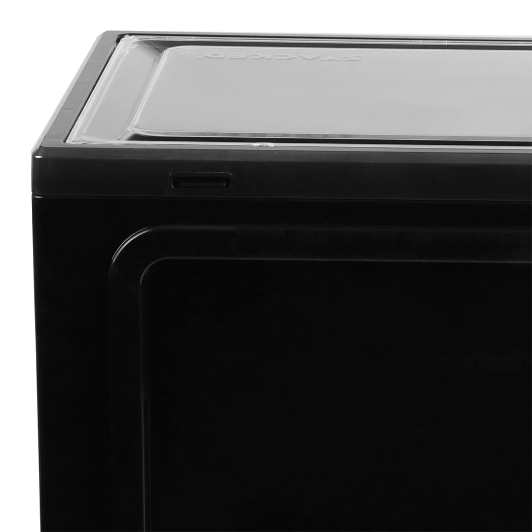 Stacked Shoe Box Acrylic Sneaker Display 1PC Black - Nurns