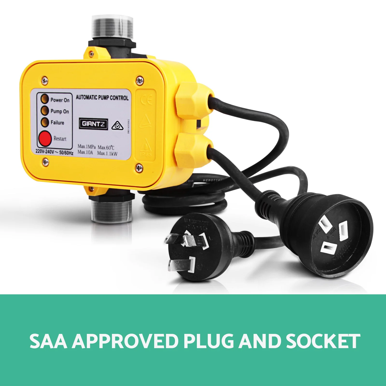 Automatic Electronic Water Pump Controller - Yellow - Nurns