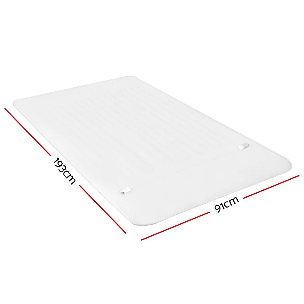 Wilmer Electric Soft Blanket Single Size Polyester - White - Nurns