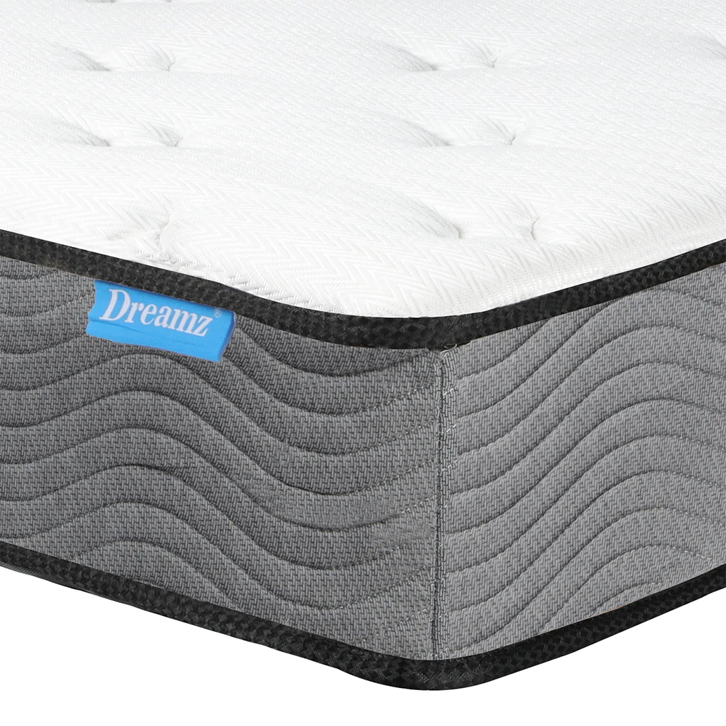 Fina 23cm Spring Mattress Pocket Coil Sleep Foam Extra Firm - King Single - Nurns