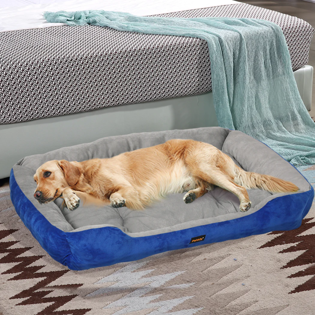 XXLarge Dog Beds Pet Mattress Bedding - Navy - Nurns