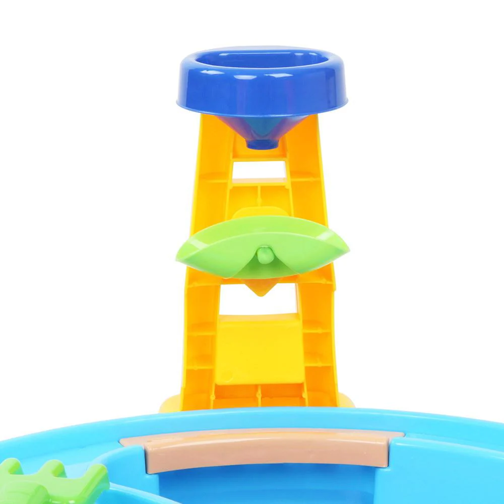 Kids Sandpit Pretend Play Set Water Sand Table Children Outdoor Toy Umbrella - Nurns