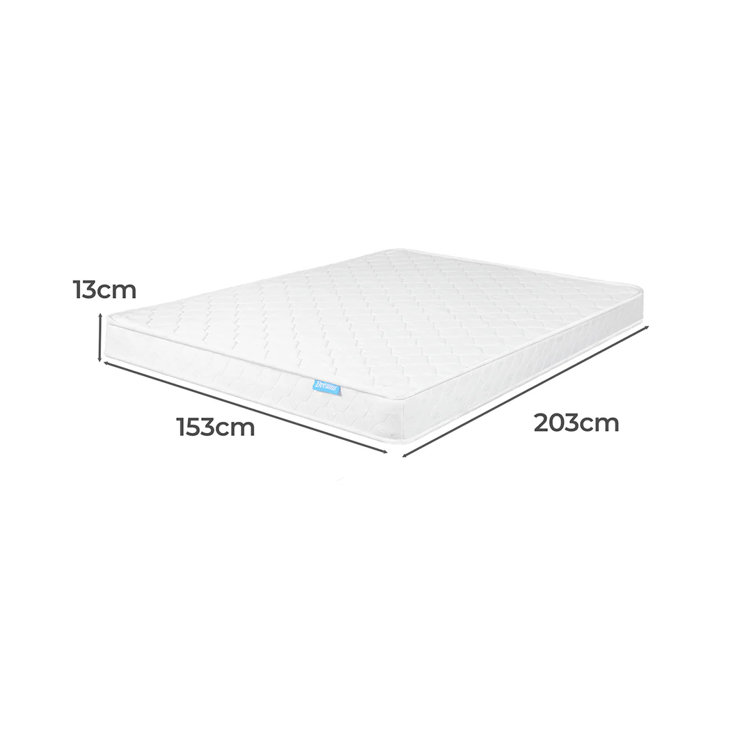 Zera 13cm Mattress Spring Coil Bonnell Sleep Foam Medium Firm - Queen - Nurns