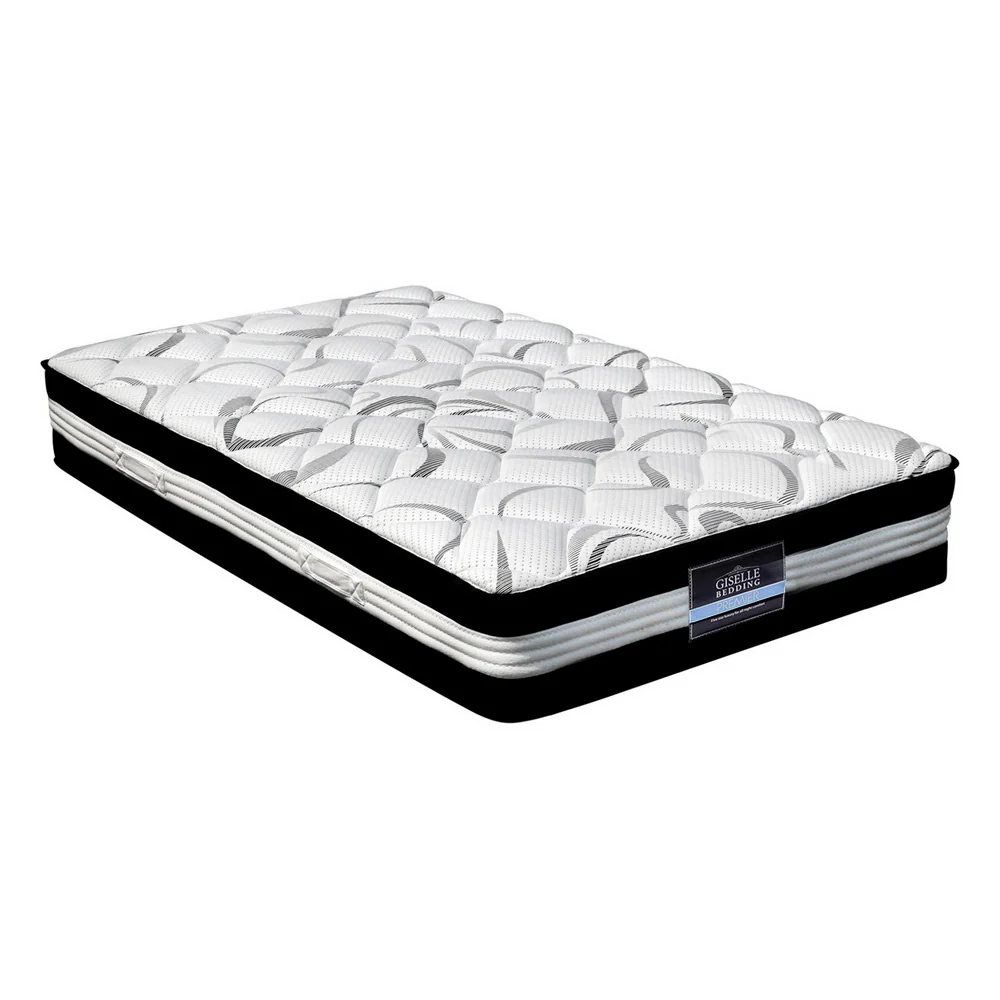 Messina 30cm Thick Euro Top Pocket Spring Mattress - Single - Nurns