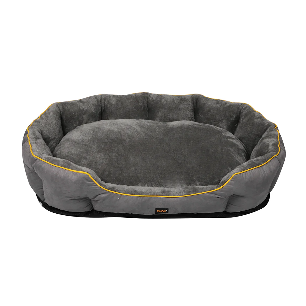 XLarge Dog Beds Electric Pet Heater Heated - Grey - Nurns