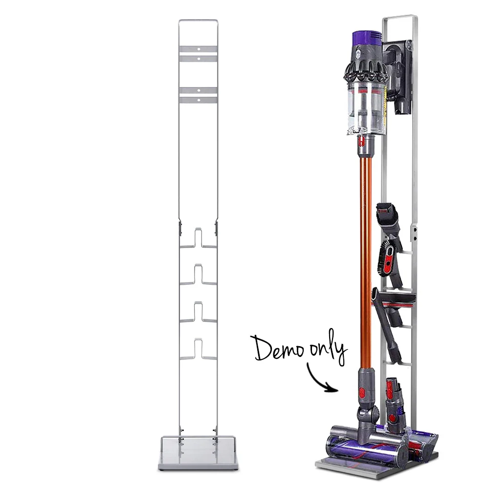 Artiss Freestanding Dyson Vacuum Cleaner Stand for V6 7 8 10 11 Silver - Nurns
