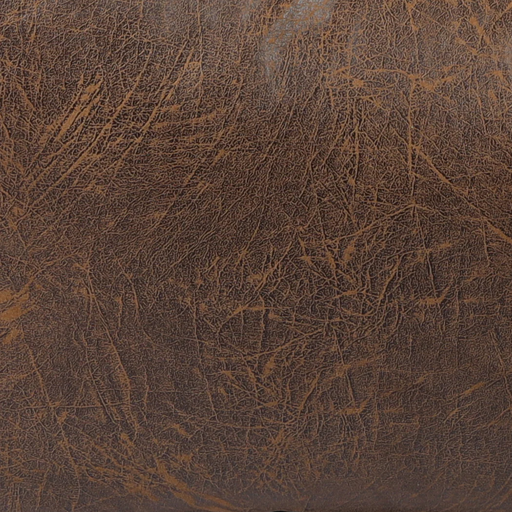 Bean Bag Chair Square Cover PU Indoor Home Game Lounger Seat Lazy Sofa Large - Dark Brown - Nurns