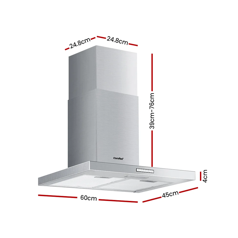 Comfee 600mm Rangehood 60cm Range Hood LED Light - Nurns