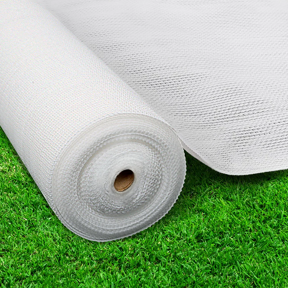Instahut 30% Shade Cloth 3.66x30m Shade cloth Wide Heavy Duty White - Nurns