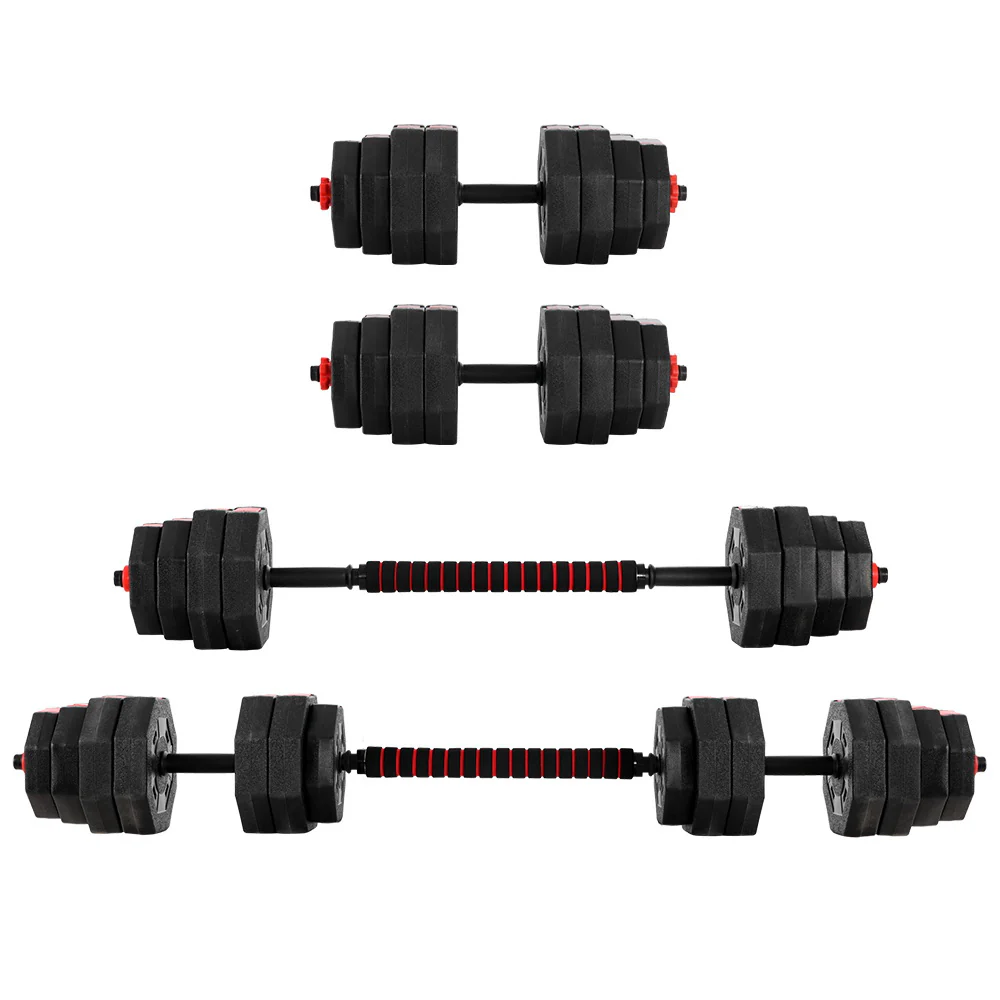 Everfit 40kg Dumbbells Barbell Set Adjustable Dumbbell Weight Lifting - Nurns