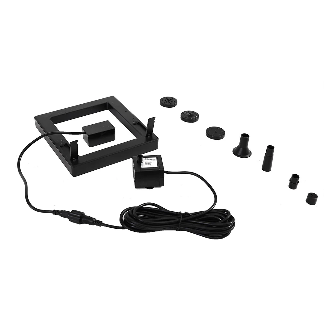 Solar Fountain Water Pump Kit Pond Pool Submersible Outdoor Garden 1.5W - Nurns