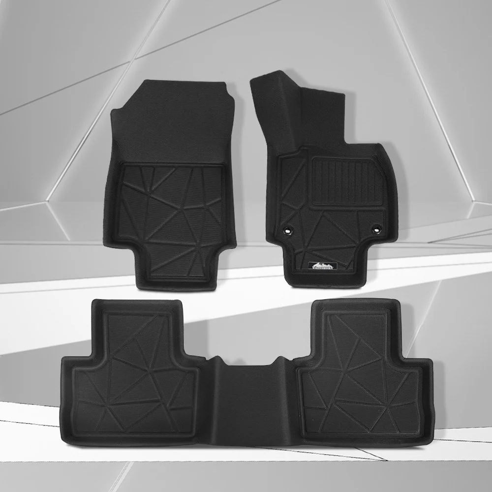 Car Rubber Floor Mats Front And Rear For Toyota RAV4 2019-2022 - Nurns