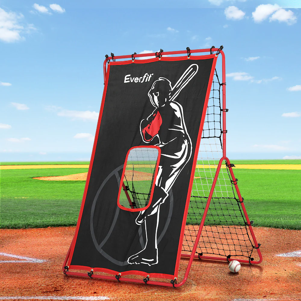 Everfit Baseball Net Rebound Pitching Kit Target Hitter 2 in 1 Training Aid - Nurns