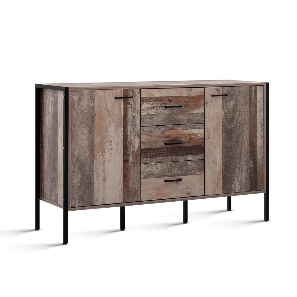 Stellan Wooden Buffet Sideboard - Wood - Nurns