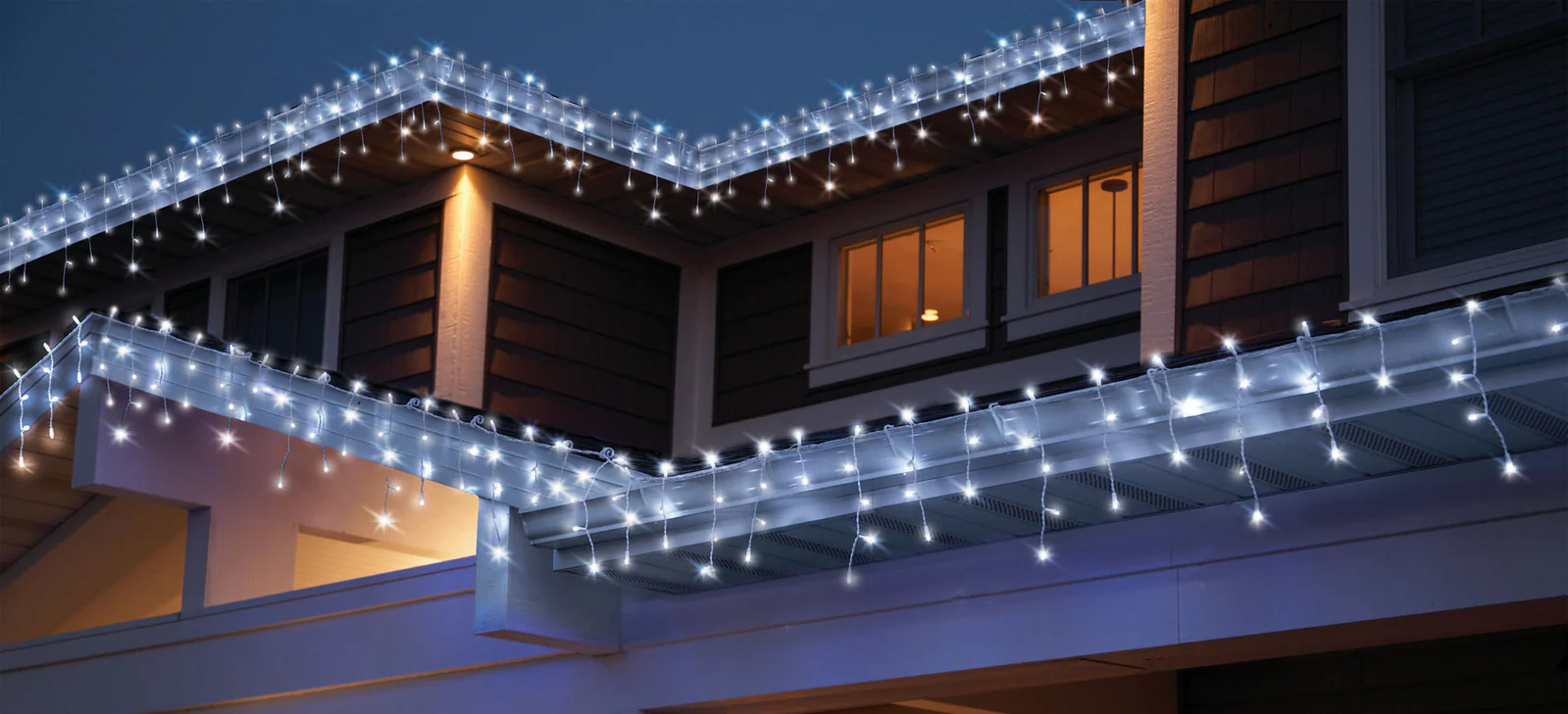 Solar White Curtain Lights - Nurns