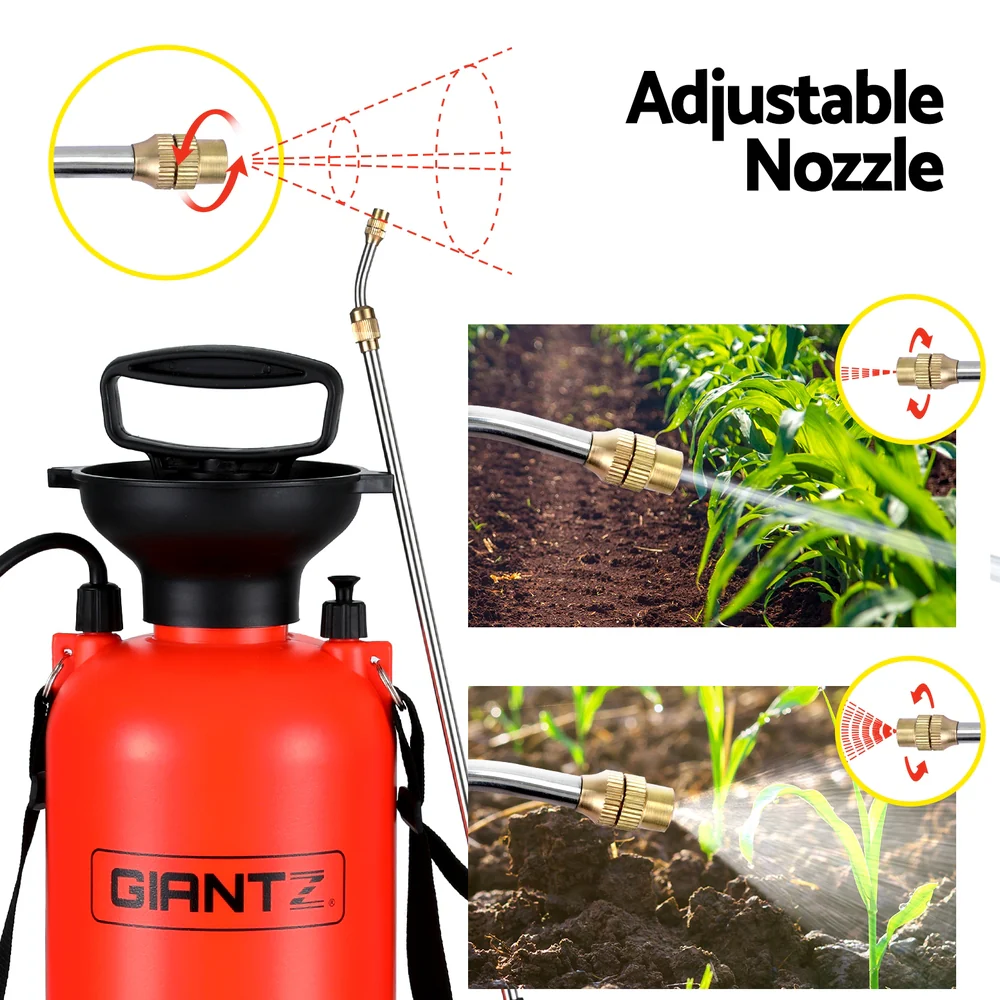 Weed Sprayer Pressure 7L Shoulder Garden Spray - Nurns