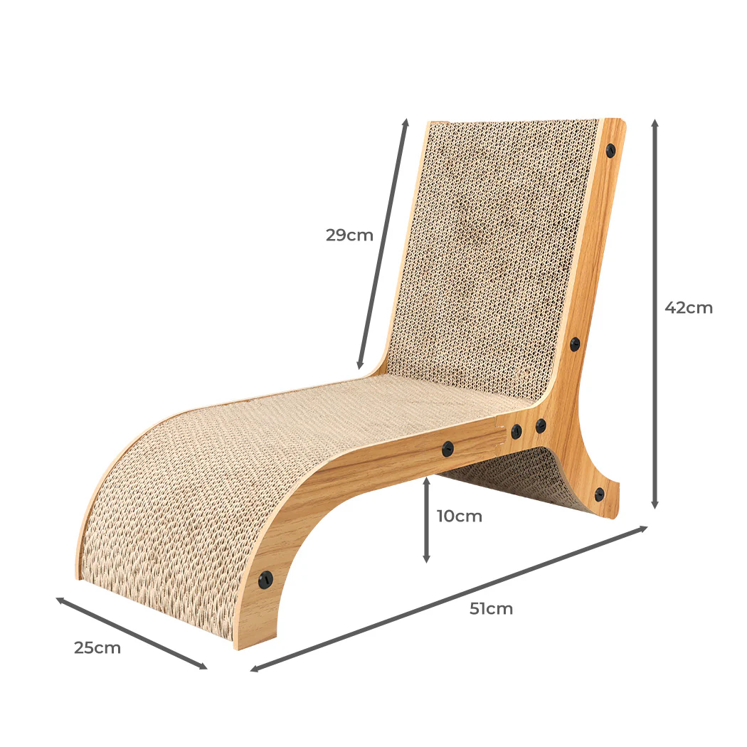 Cat Scratch Pad Cardboard Kitten Cat Scratcher Scratching Board Scatch Toy - Nurns