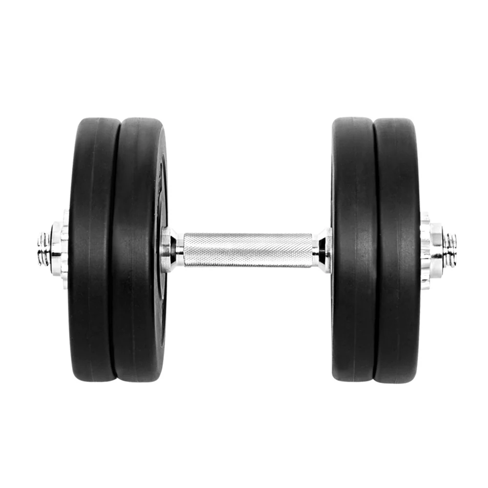 Everfit 25kg Dumbbell Set Weight Plates Dumbbells Lifting Bench - Nurns