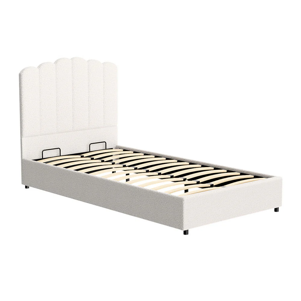 Harmony Bed & Mattress Package with 32cm Mattress - Beige King Single - Nurns