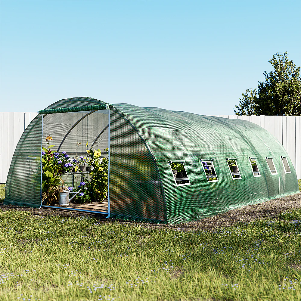 Greenfingers Greenhouse 6x4x2M Walk in Green House Tunnel Plant Garden Shed Dome - Nurns