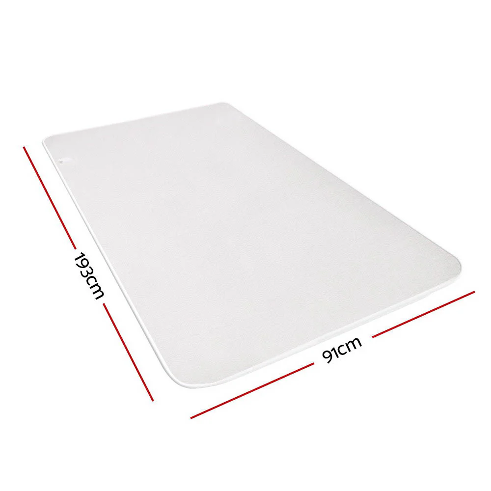 Wendell Electric Soft Blanket Single Size Fleece - White - Nurns