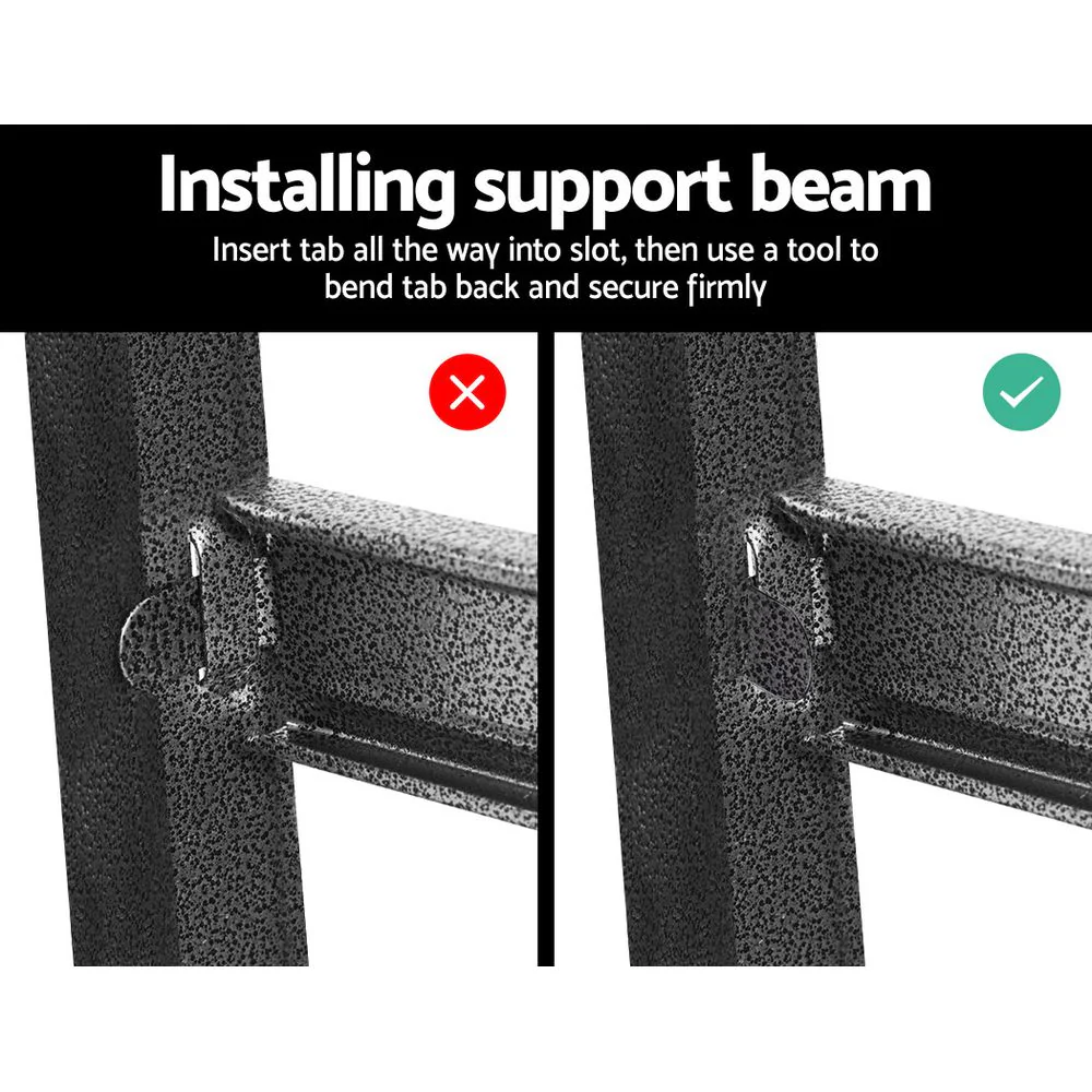 Giantz 4x1.5M Garage Shelving Warehouse Rack Pallet Racking Storage Charcoal - Nurns