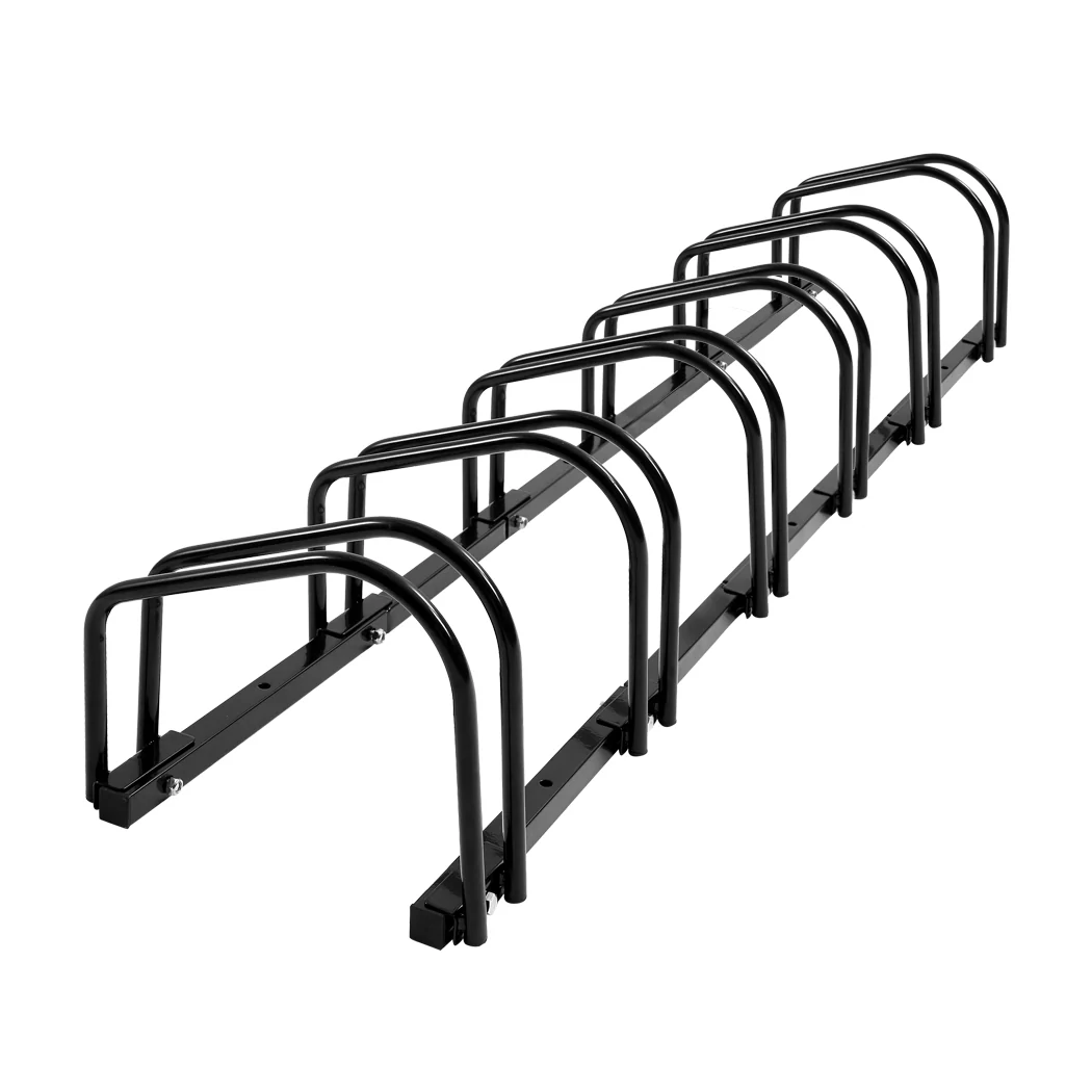 6-Bikes Stand Bicycle Bike Rack Floor Parking Instant Storage Cycling Portable - Nurns