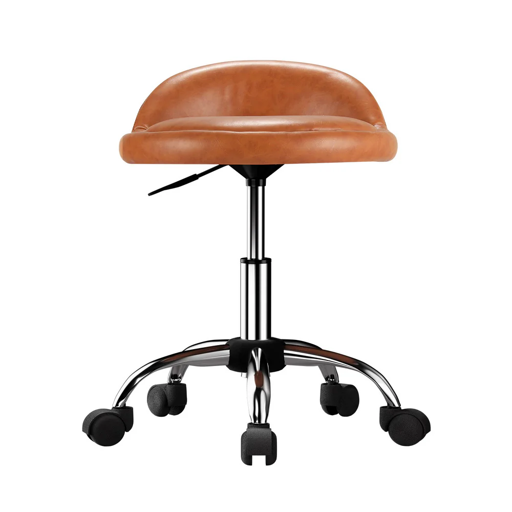 Salon Stool Swivel Chair Backrest Chairs - Nurns