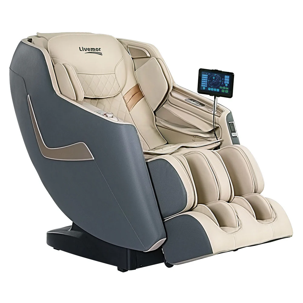 Themis Massage Chair Electric Recliner Home Massager 3D - Grey - Nurns