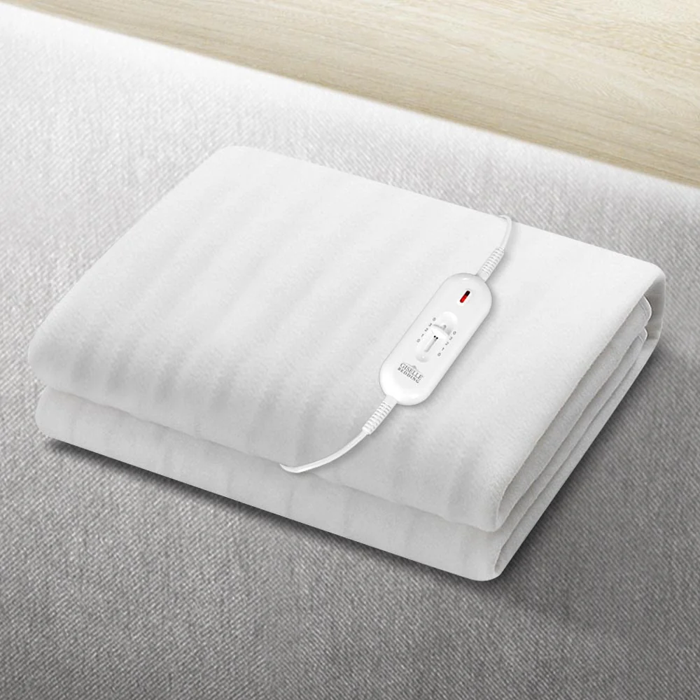 Wilmer Electric Soft Blanket Single Size Polyester - White - Nurns