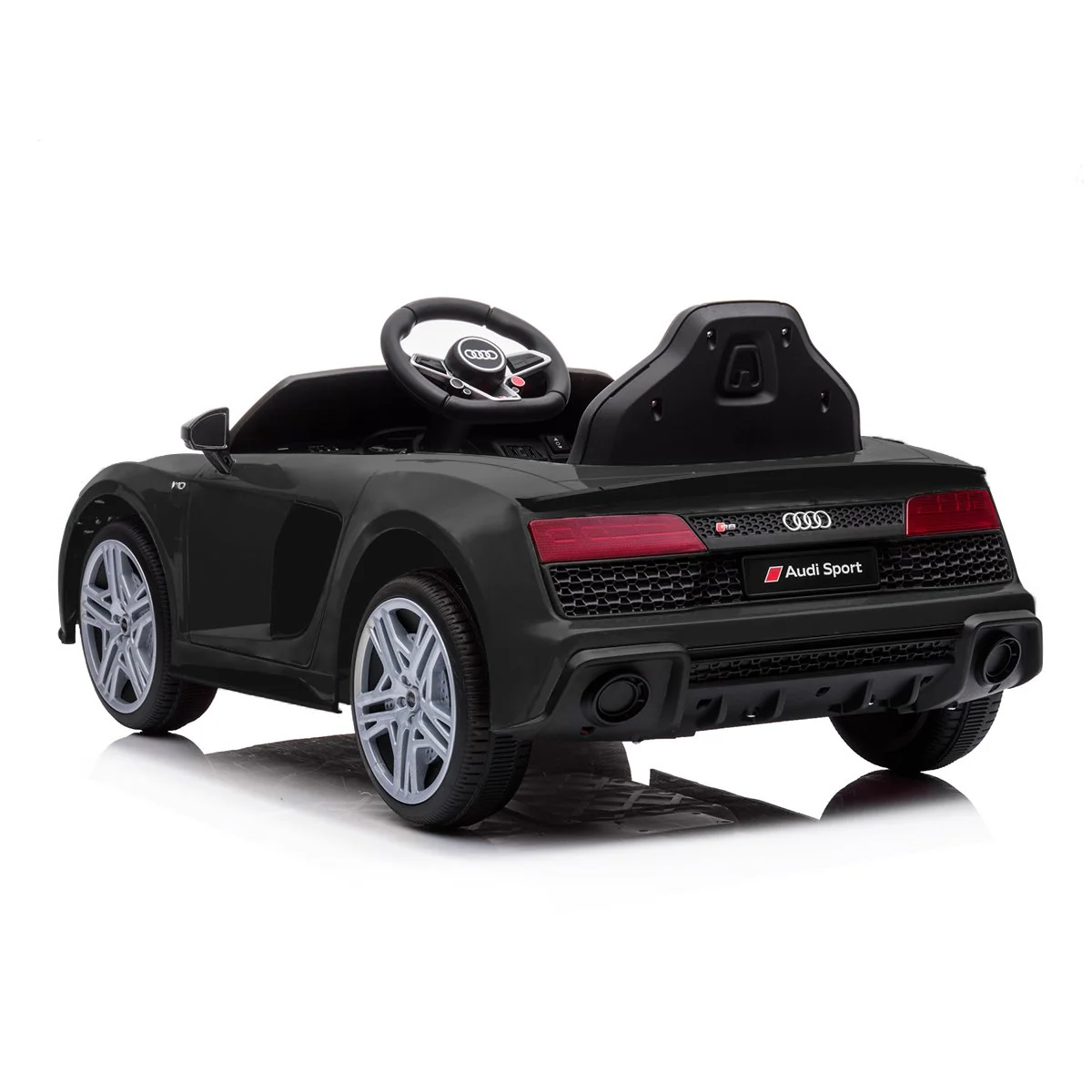 Audi Sport Licensed Kids Electric Ride On Car Remote Control - Black - Nurns