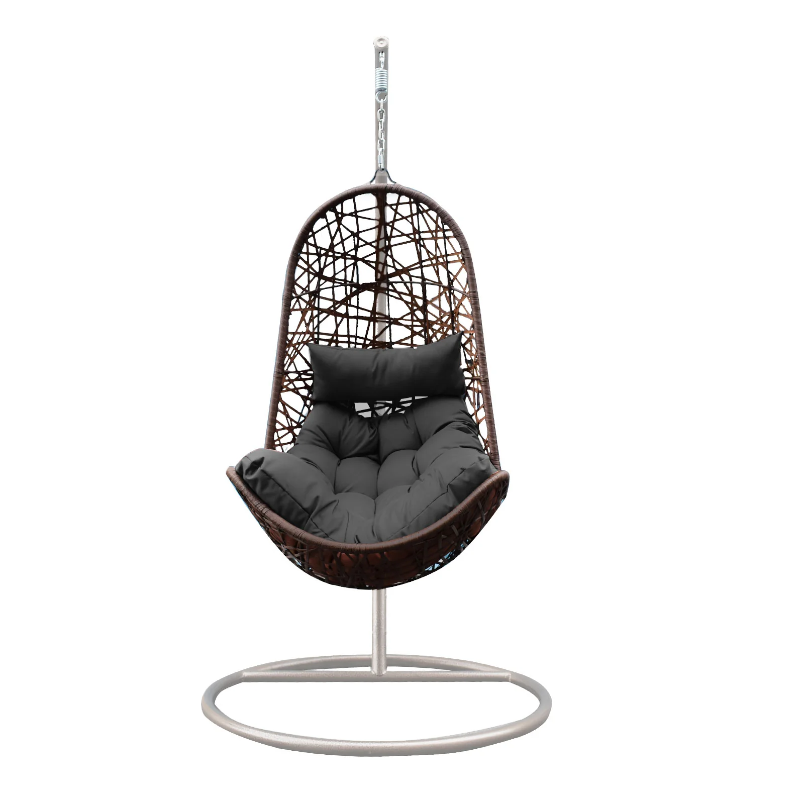 Devi Egg Chair - Oatmeal and Grey - Nurns