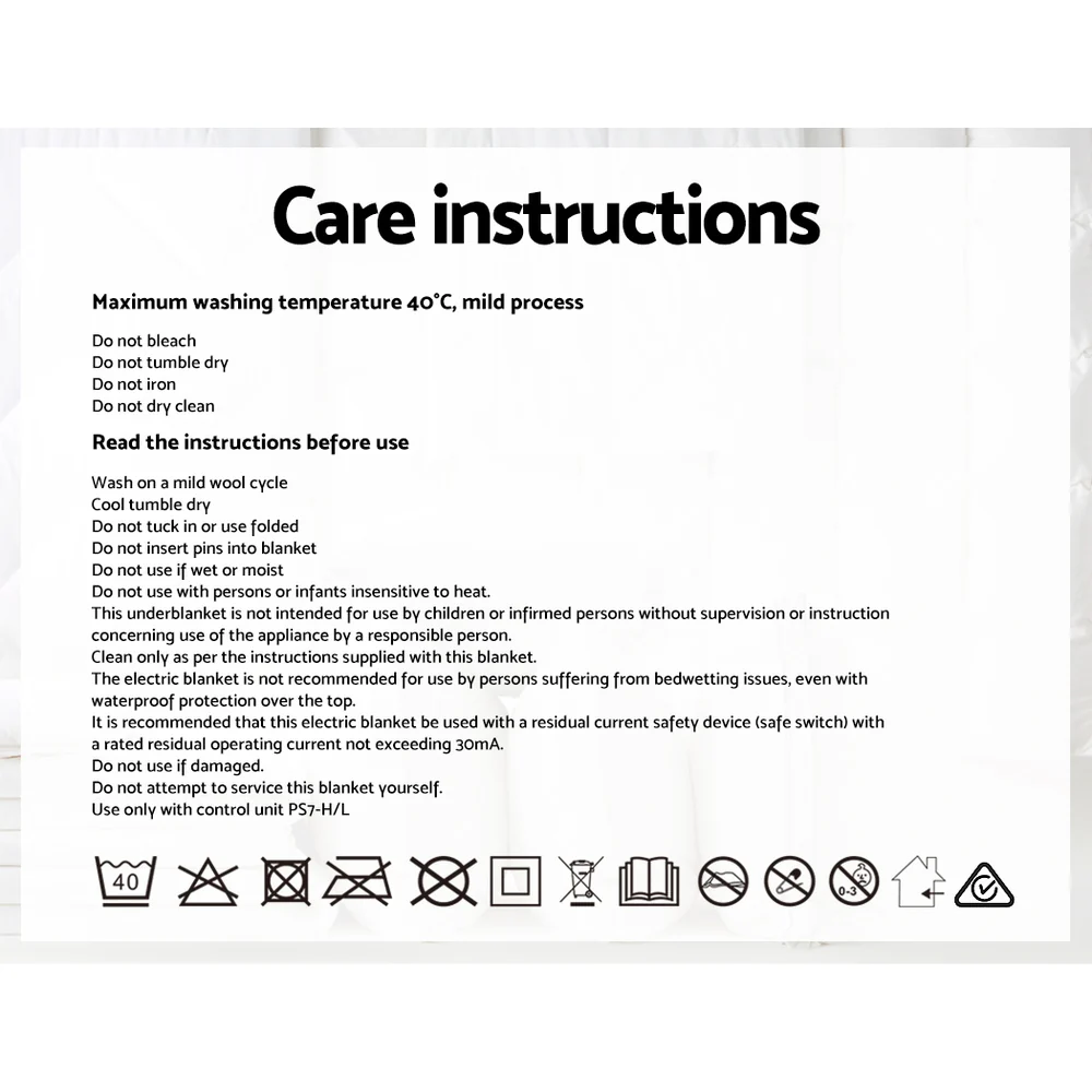 Wilmer Electric Soft Blanket Queen Size Polyester - White - Nurns