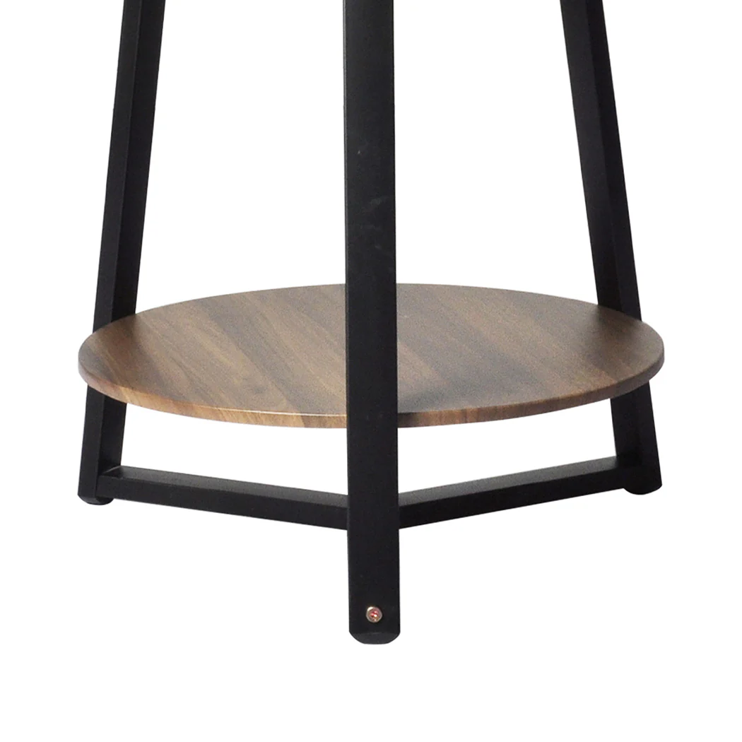 Ingrif Coffee Table Coffee Side End Table - Brown - Nurns