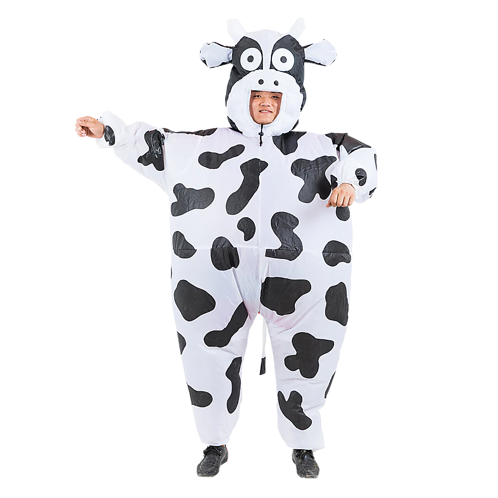 COW Fancy Dress Fan Inflatable Costume Suit - Nurns