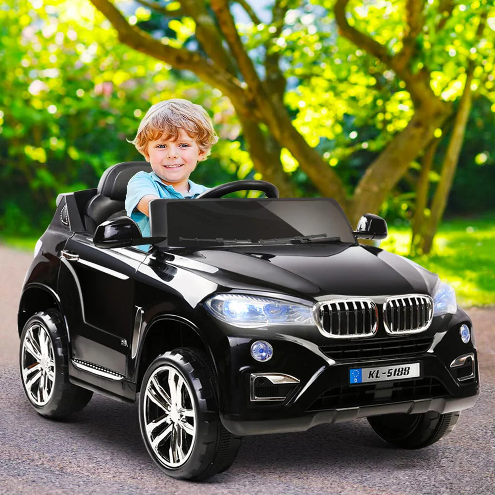 Kids Ride on Car BMW X5 Inspired Electric 12V - Black - Nurns