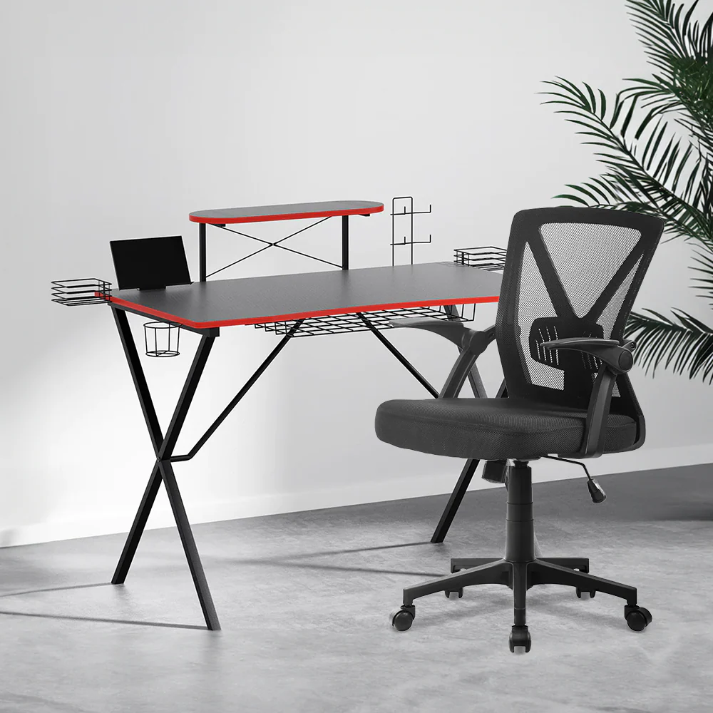 Heather Desk & Chair Package - Black - Nurns
