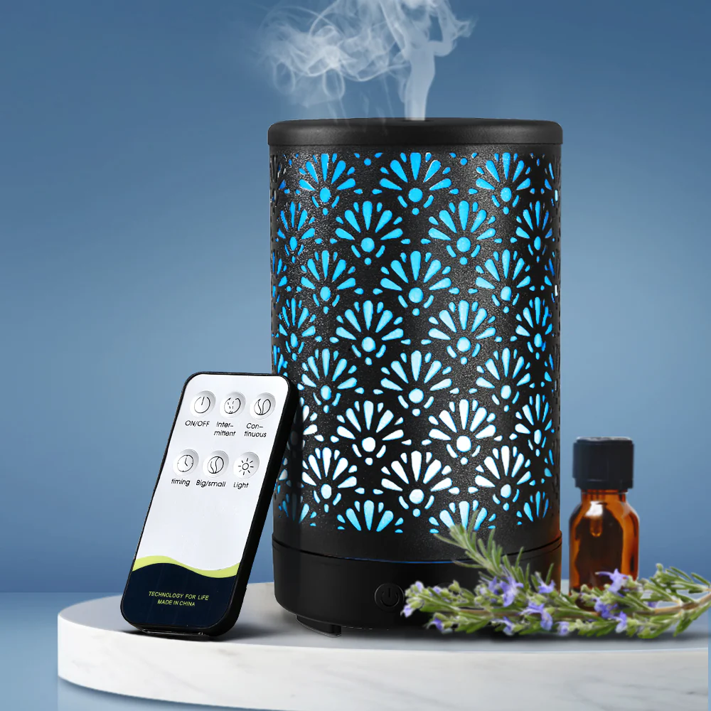 Aroma Diffuser Aromatherapy Black 100ml - Nurns