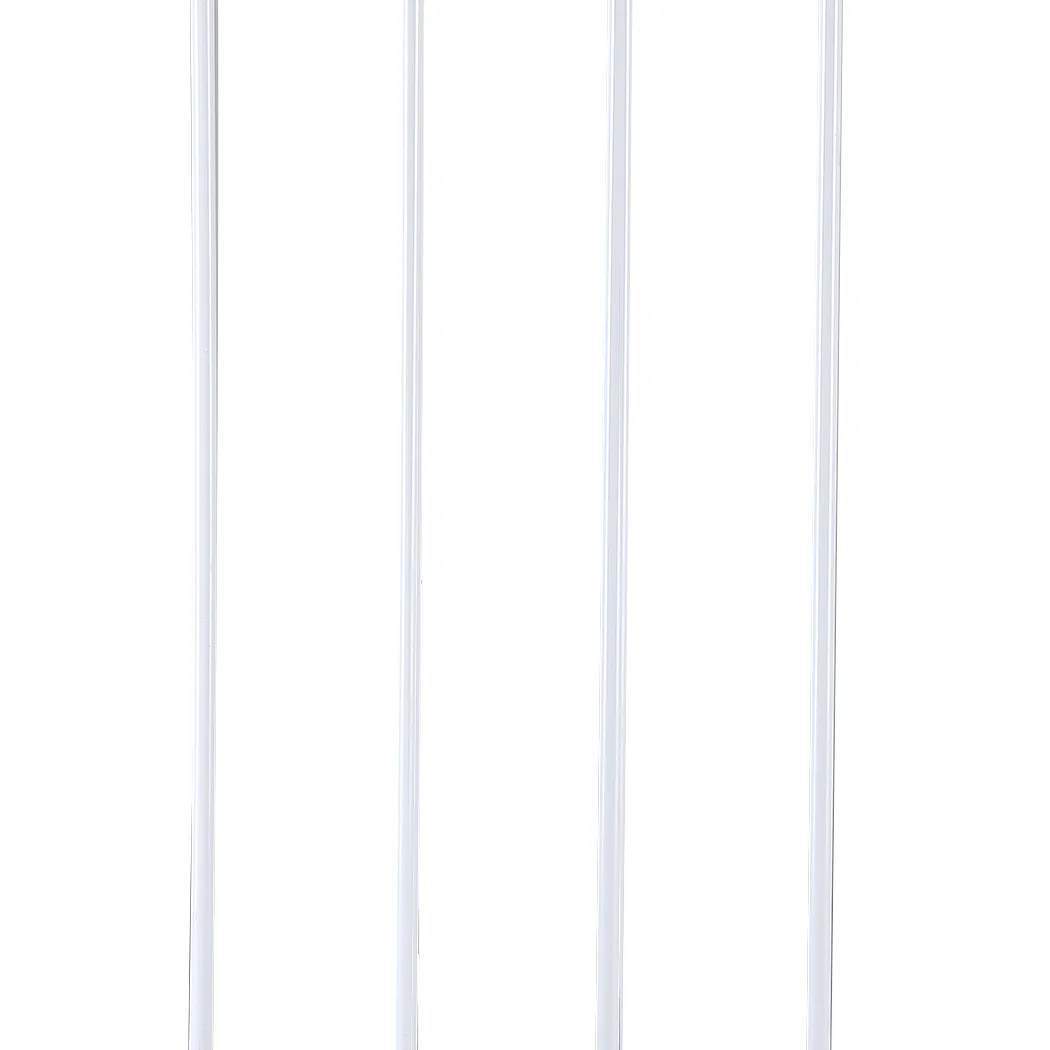 Baby Kids Safety Security Gate Stair Barrier Doors Extension Panels 30cm White - Nurns
