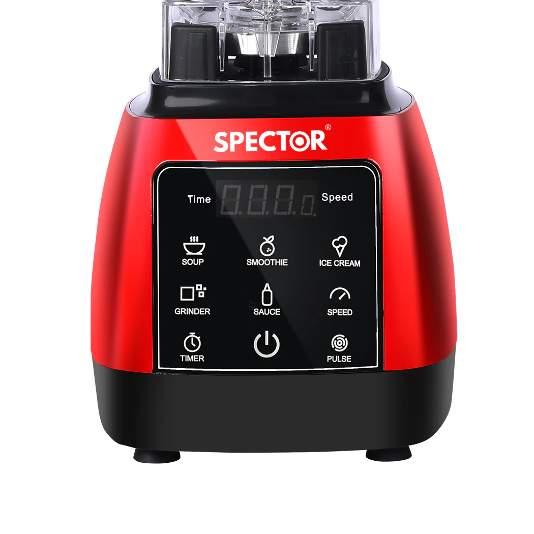 Spector 2L Commercial Blender Mixer Red - Nurns