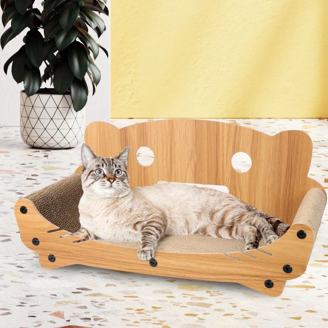 Cat Kitten Claw Scratching Board Post Scratcher Corrugated Cardboard Toy - Nurns